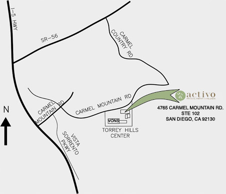 ActiveRx Activo San Diego 92130 Map